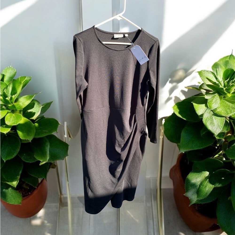 Wonderly‎ Classic Black Long Sleeve Dress